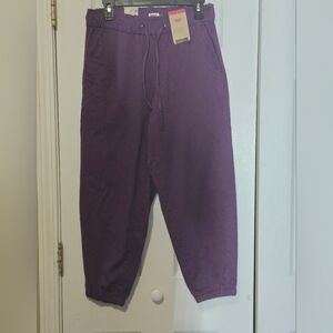 NEW Levis Purple Jogger Pants S